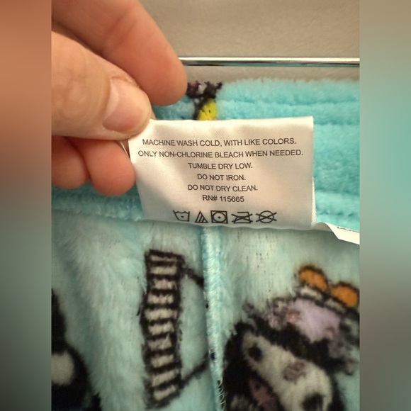 Hello Kitty & Friends Character Print Plush Sleep Pajama Lounge Pants WomensXXL - Picture 5 of 11